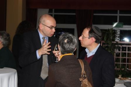 Prof. Dariusz Stola, Yale Reisner, i Helise Lieberman Prof. Dariusz Stola, Yale Reisner, i Helise Lieberman